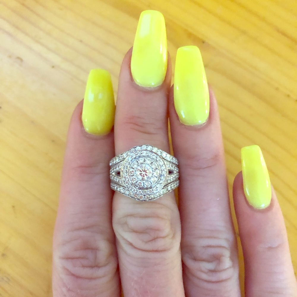 High end, custom jeweler wedding set✨